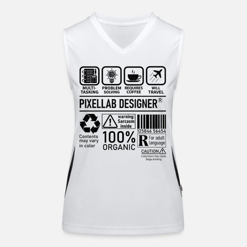 Pixellab Designer multi tasking problem solving Funktionelles Kontrast-Tank Top für Frauen