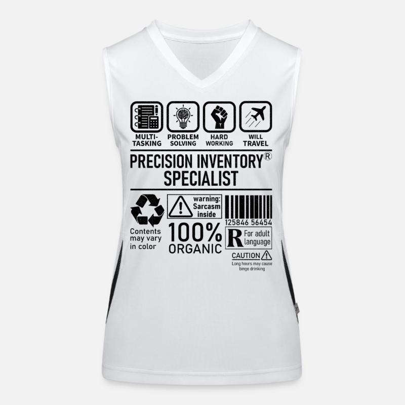 Precision Inventory Specialist multi tasking Funktionelles Kontrast-Tank Top für Frauen