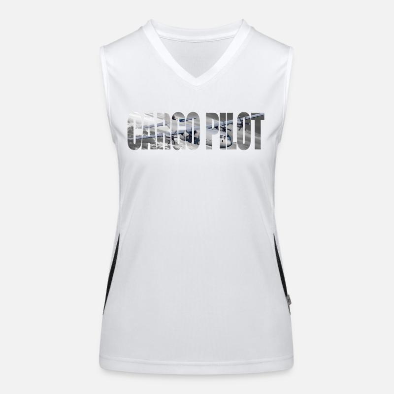 Cargo pilot C-130 Funktionelles Kontrast-Tank Top für Frauen