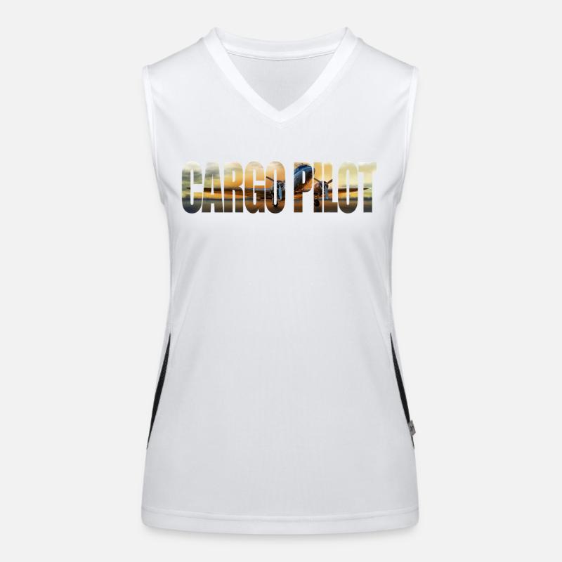 Cargo pilot DC-3 Funktionelles Kontrast-Tank Top für Frauen