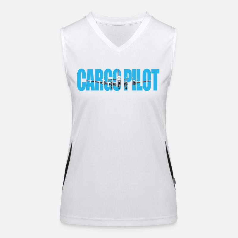 Cargo pilot C-972 Funktionelles Kontrast-Tank Top für Frauen
