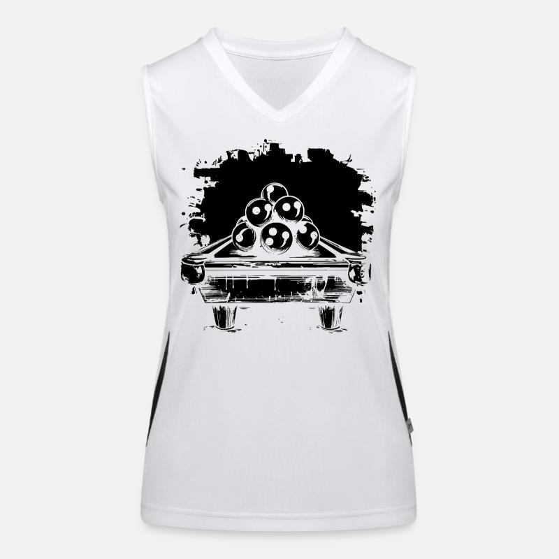 Look BD Billard Débardeur respirant contrasté Femme