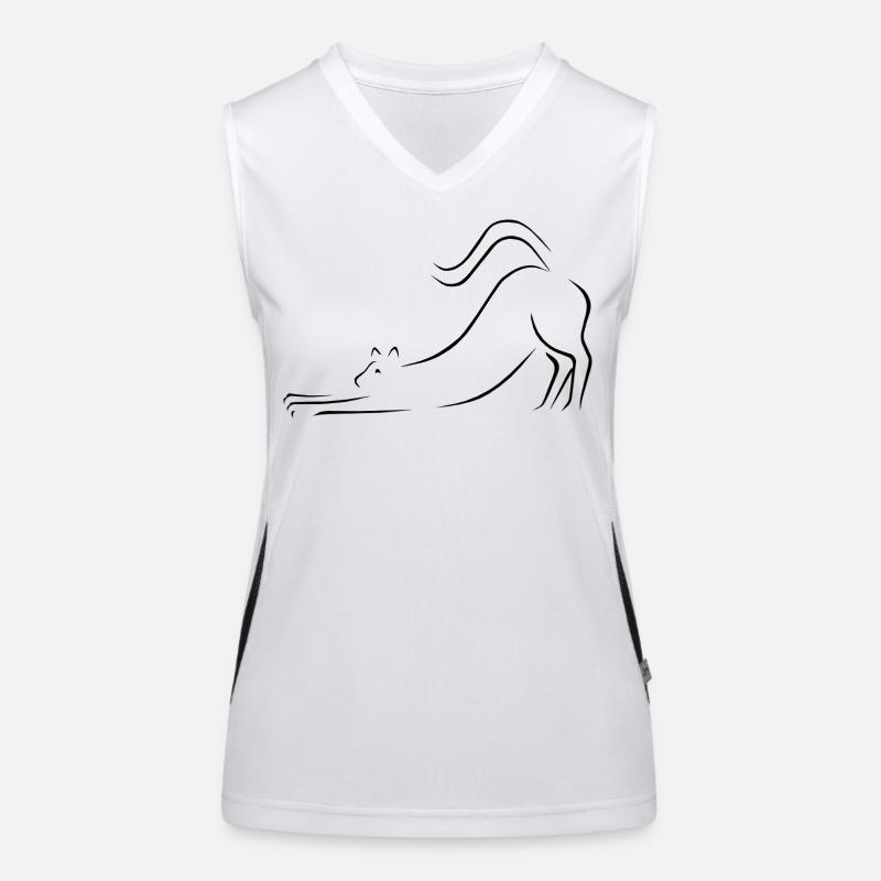 cat Women's Functional Contrast Tank Top