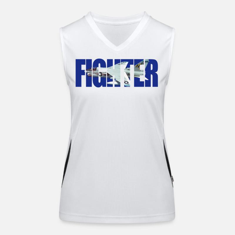 Fighter A-7 Corsair ll Funktionelles Kontrast-Tank Top für Frauen