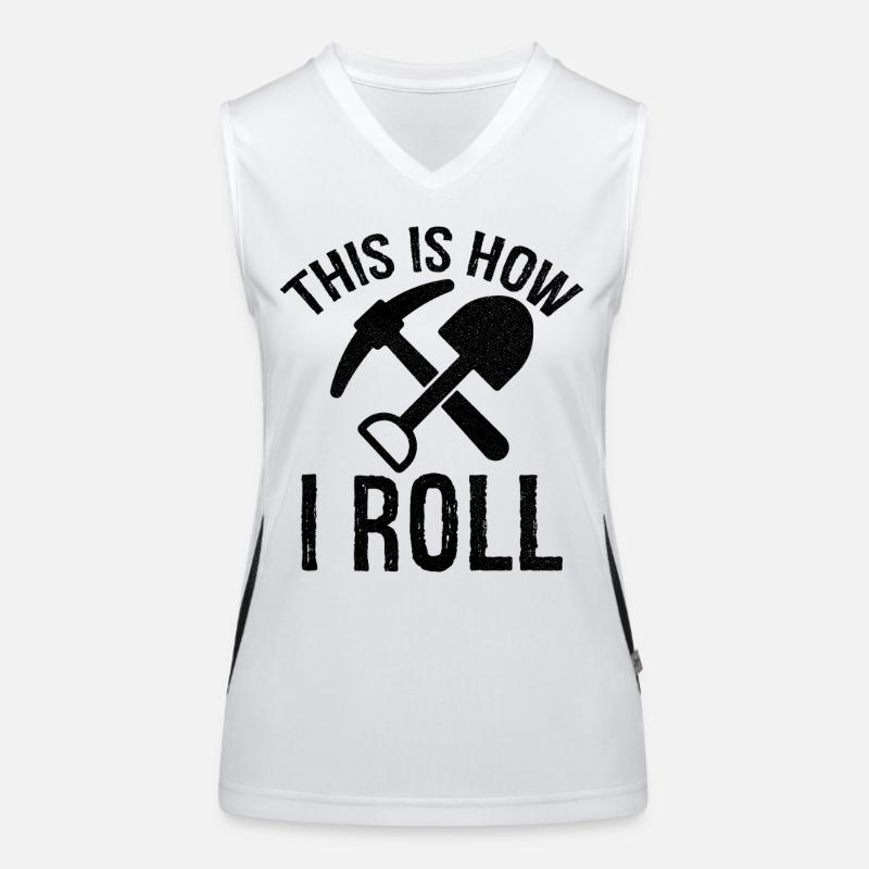 c’est comme ça que je roule Archéologue Débardeur respirant contrasté Femme