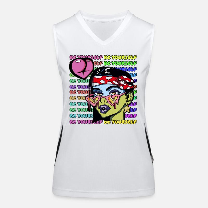 Be yourself Women's Functional Contrast Tank Top