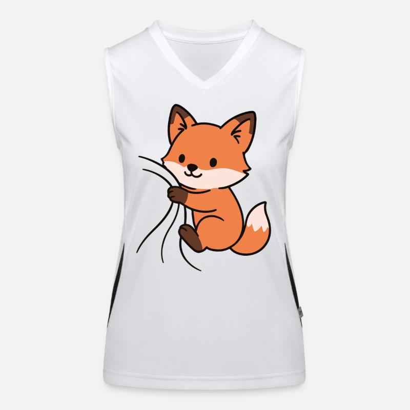 Lieber kleiner Fuchs Funktionelles Kontrast-Tank Top für Frauen