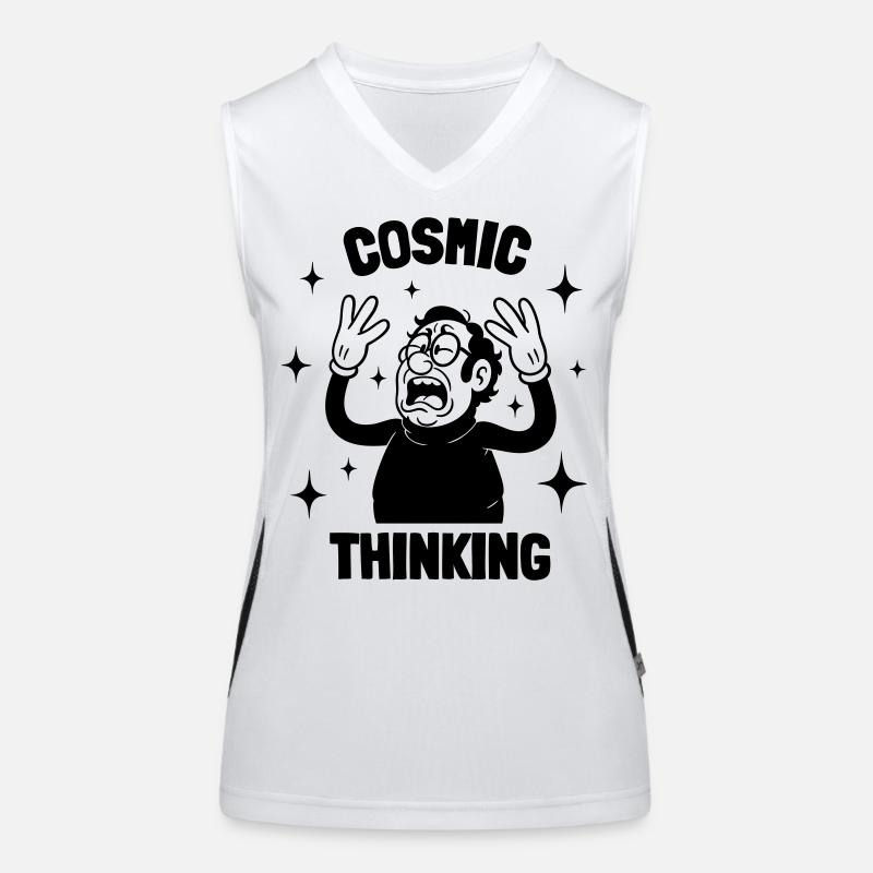 Cosmic Thinking Débardeur respirant contrasté Femme