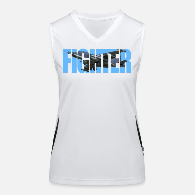 Fighter Su-25 Funktionelles Kontrast-Tank Top für Frauen