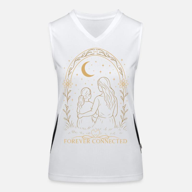 Forever Connected Mama Tochter Geschenkidee Funktionelles Kontrast-Tank Top für Frauen