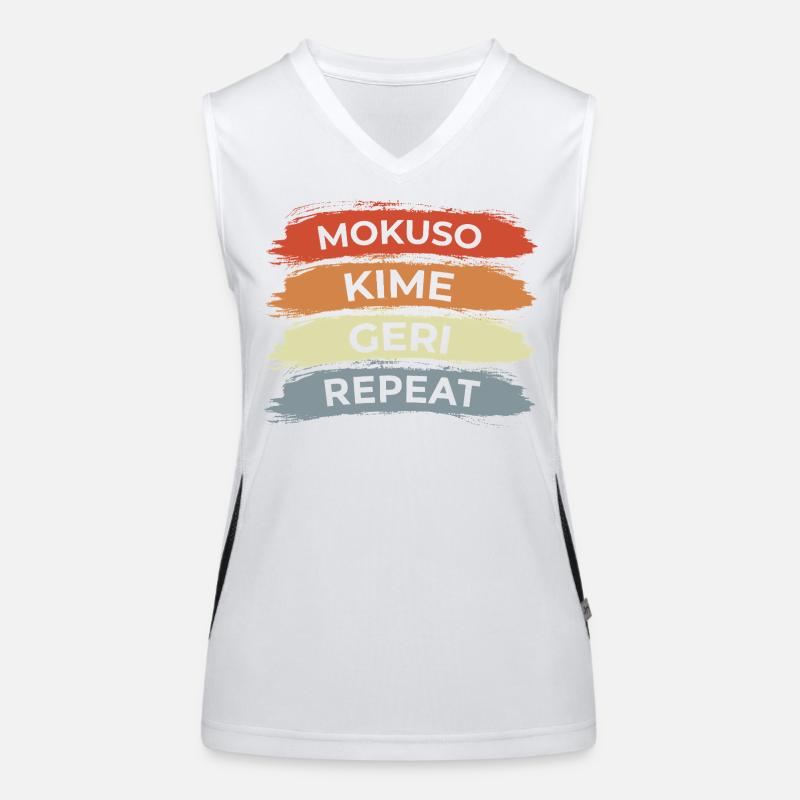 Karate Techniques Women's Functional Contrast Tank Top