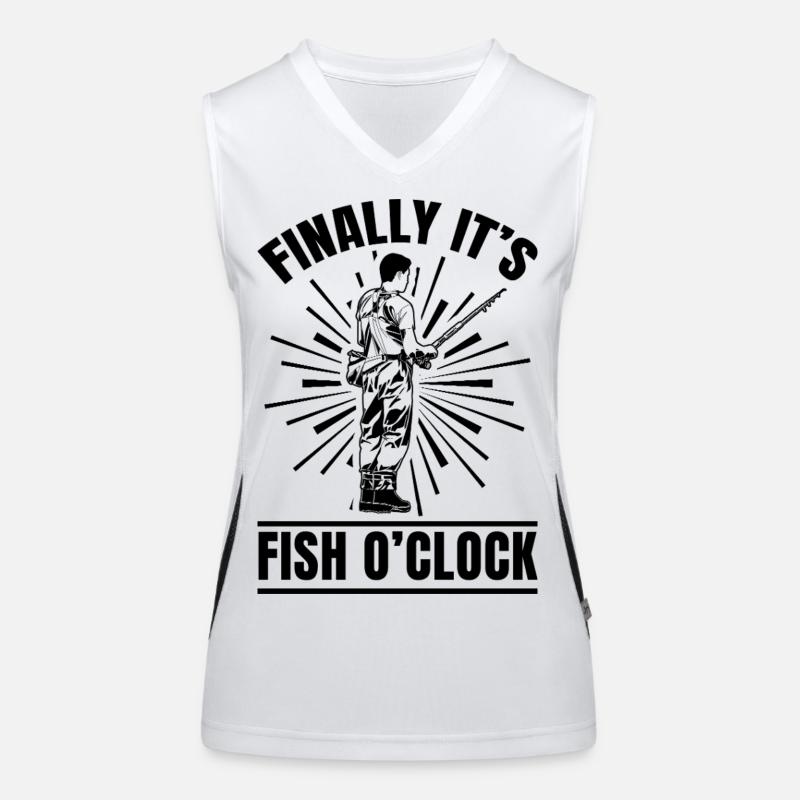 Finally It's Fish O'Clock Women's Functional Contrast Tank Top