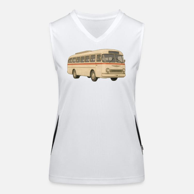 Rolling memory in retro look Women's Functional Contrast Tank Top