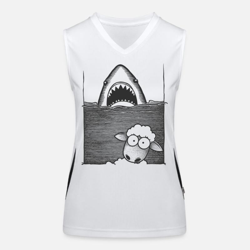 Requin Mouton Débardeur respirant contrasté Femme
