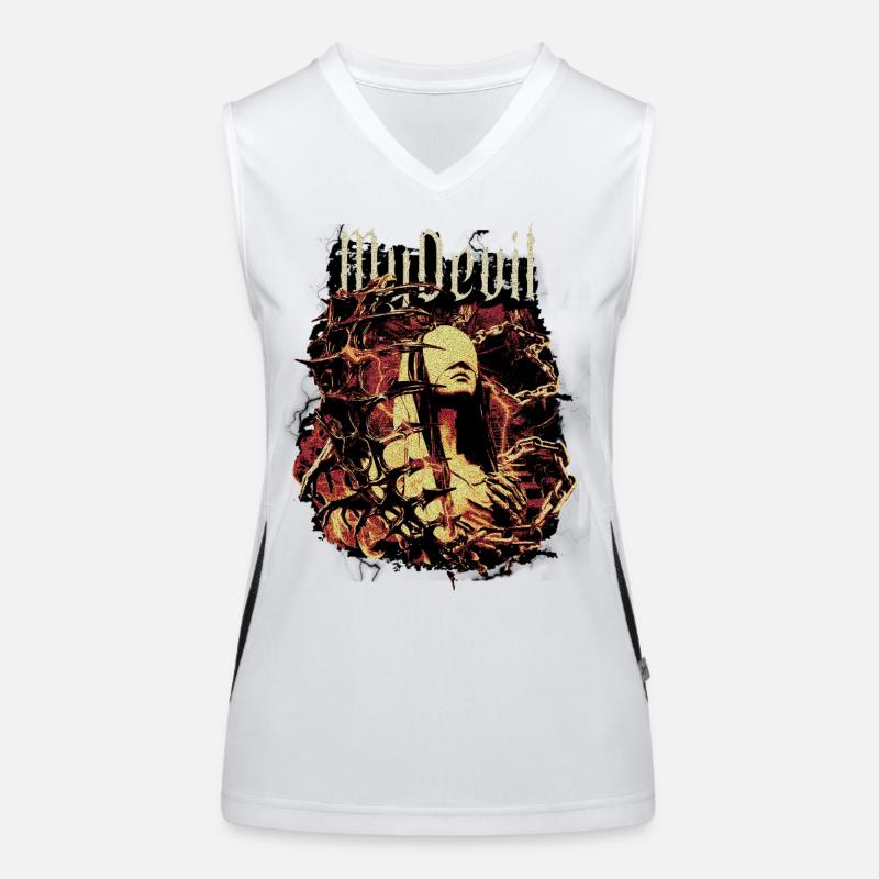 Little Devil /Dark / Gothic / Horror Women's Functional Contrast Tank Top