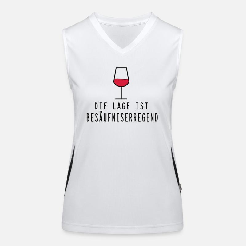 Lage besäufniserregend Funktionelles Kontrast-Tank Top für Frauen