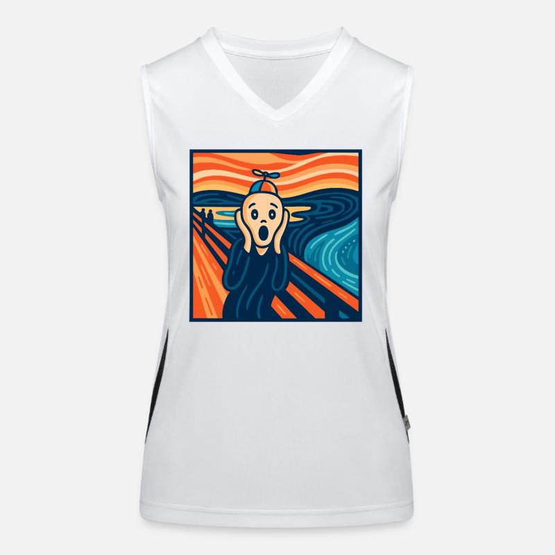 The (almost) serene Scream Women's Functional Contrast Tank Top