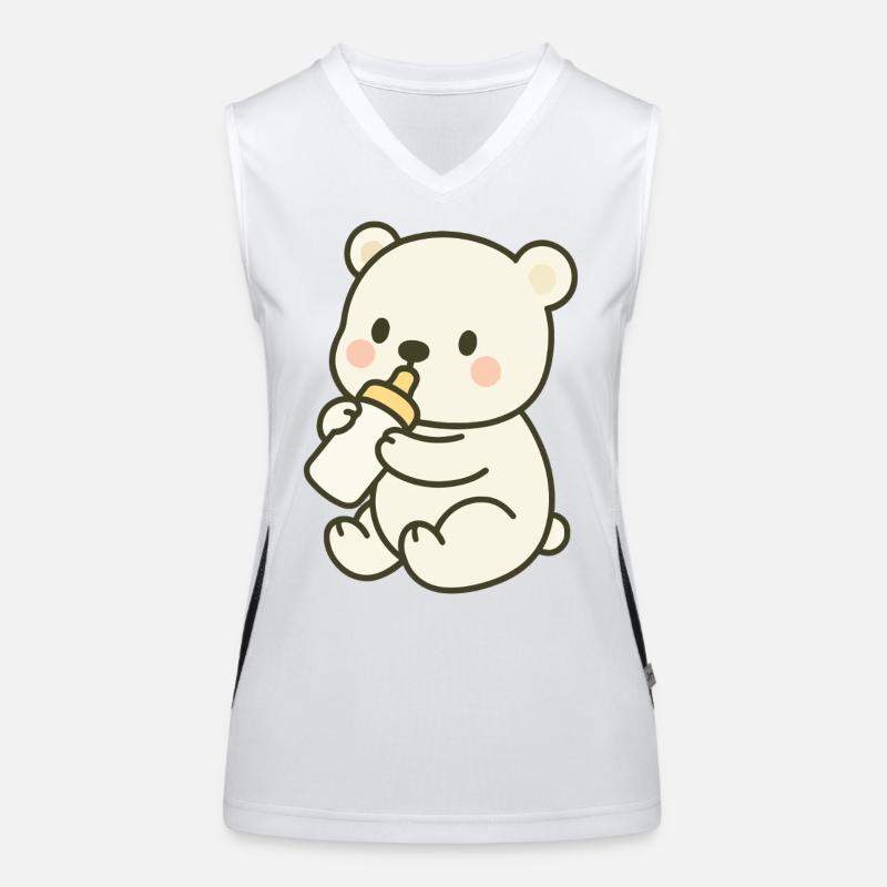 Temps de traite dans la crème glacée Débardeur respirant contrasté Femme