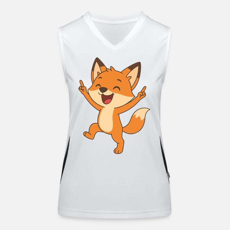 Cheerful Fox Women's Functional Contrast Tank Top