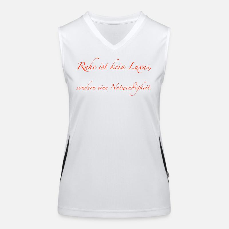 Tranquility is not a luxury Women's Functional Contrast Tank Top