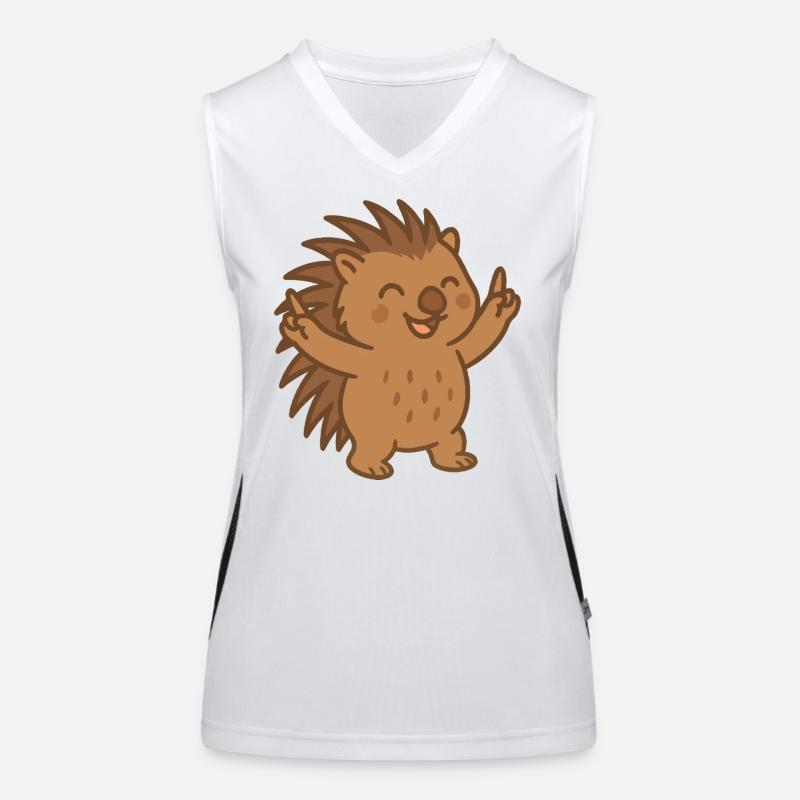 Dancing Spiked Fur Women's Functional Contrast Tank Top