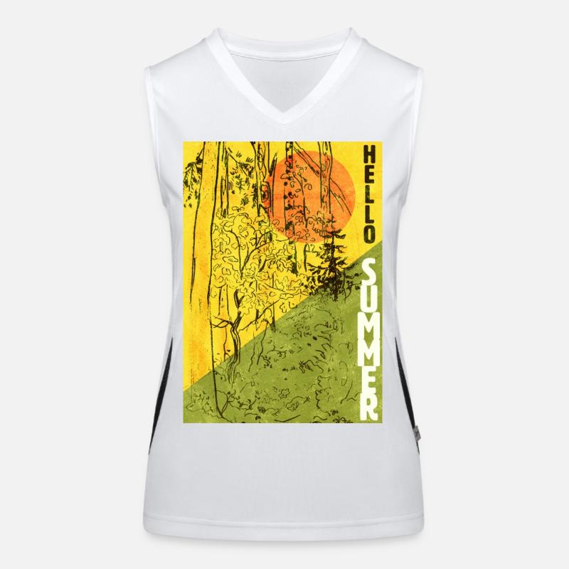 HELLO SUMMER Women's Functional Contrast Tank Top