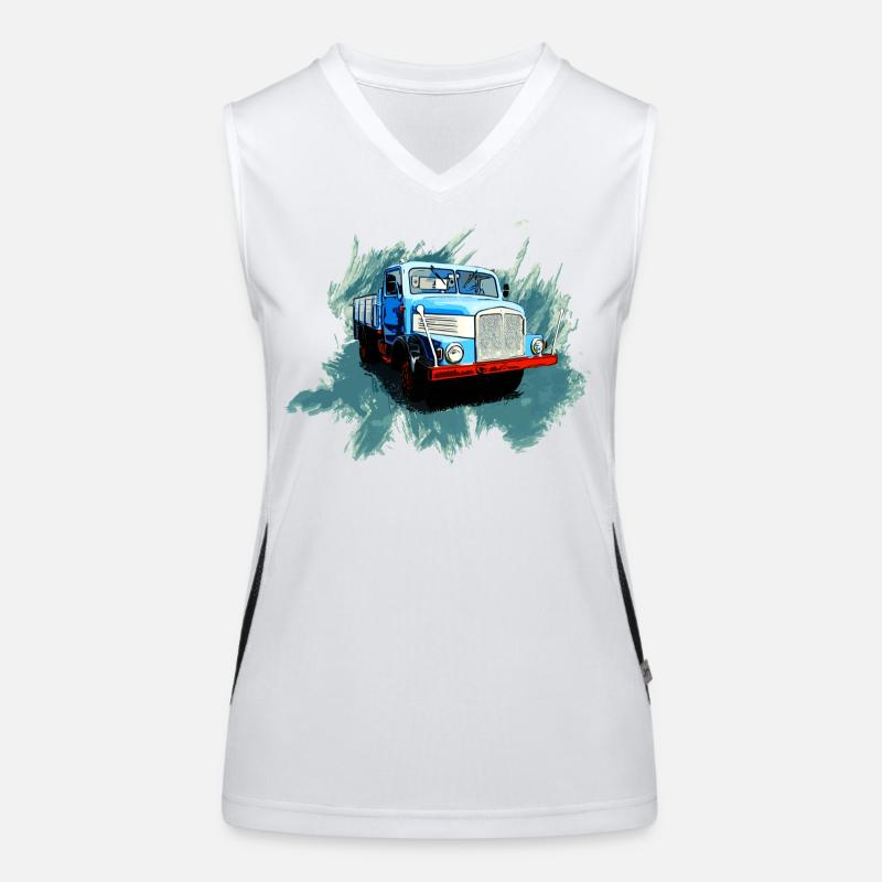 Ostkraft auf Rädern Funktionelles Kontrast-Tank Top für Frauen
