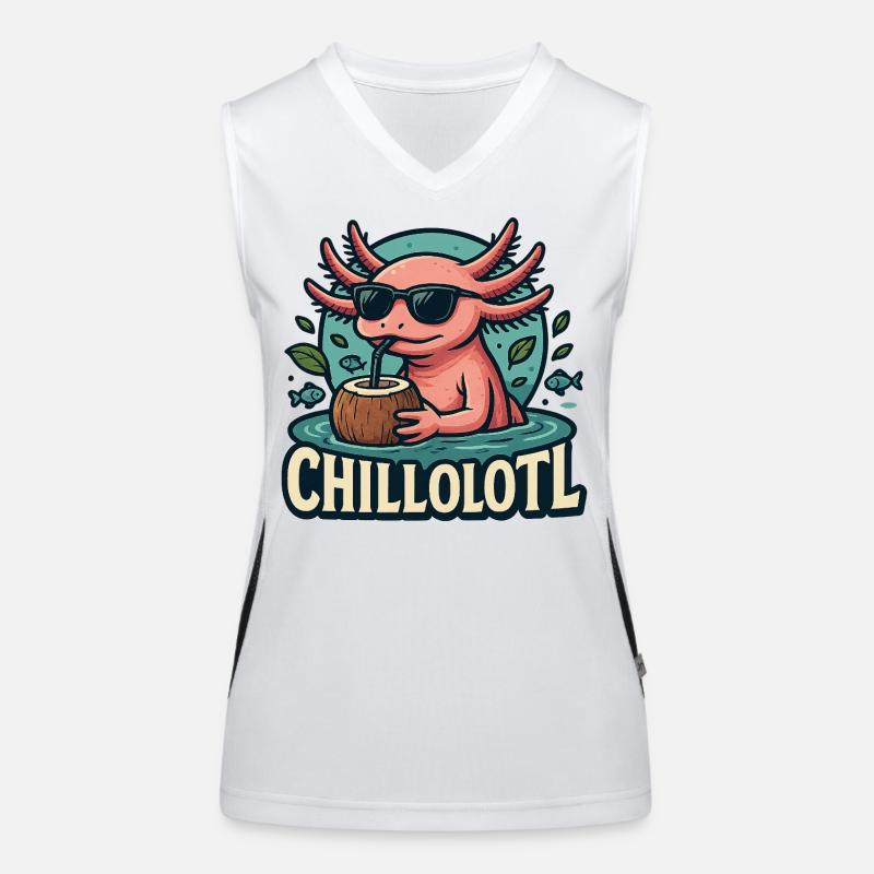 Chillolotl – Einfach mal abtauchen Funktionelles Kontrast-Tank Top für Frauen