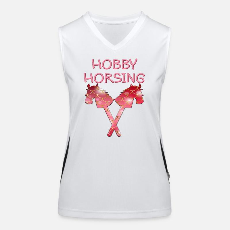 HOBBY HORSING PFERDE Funktionelles Kontrast-Tank Top für Frauen