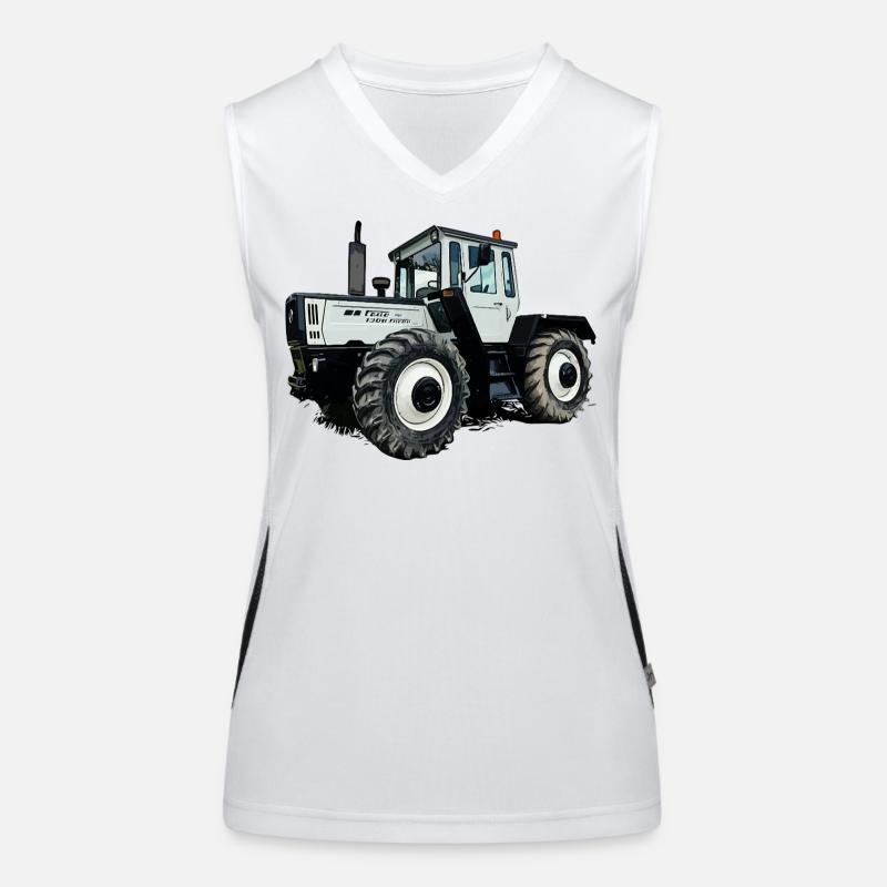 Ackerlegende in Grau Funktionelles Kontrast-Tank Top für Frauen