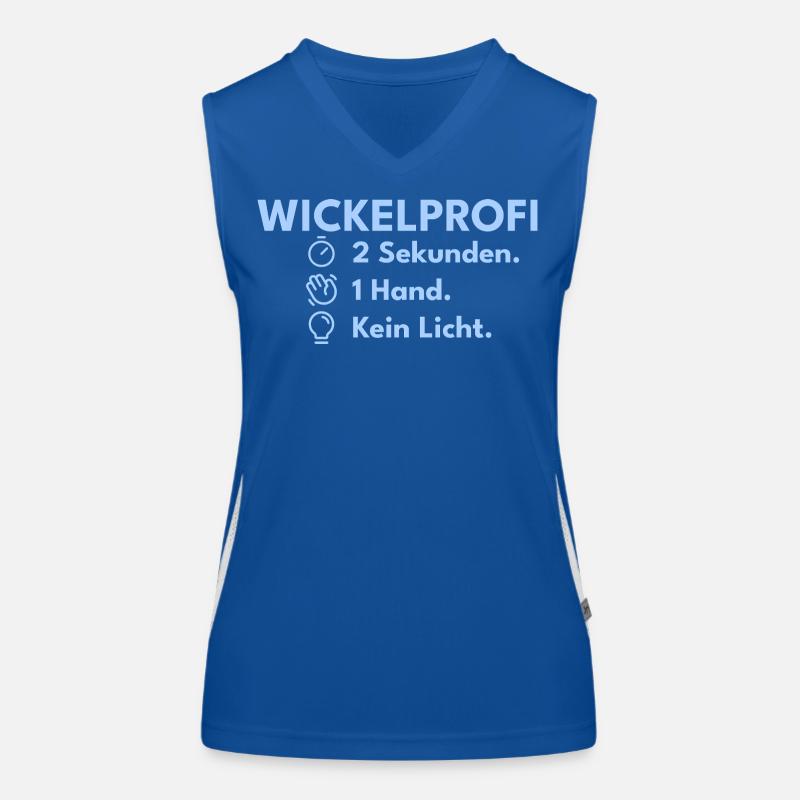 Wrapping professional – 2 seconds. 1 hand. No light. Women's Functional Contrast Tank Top