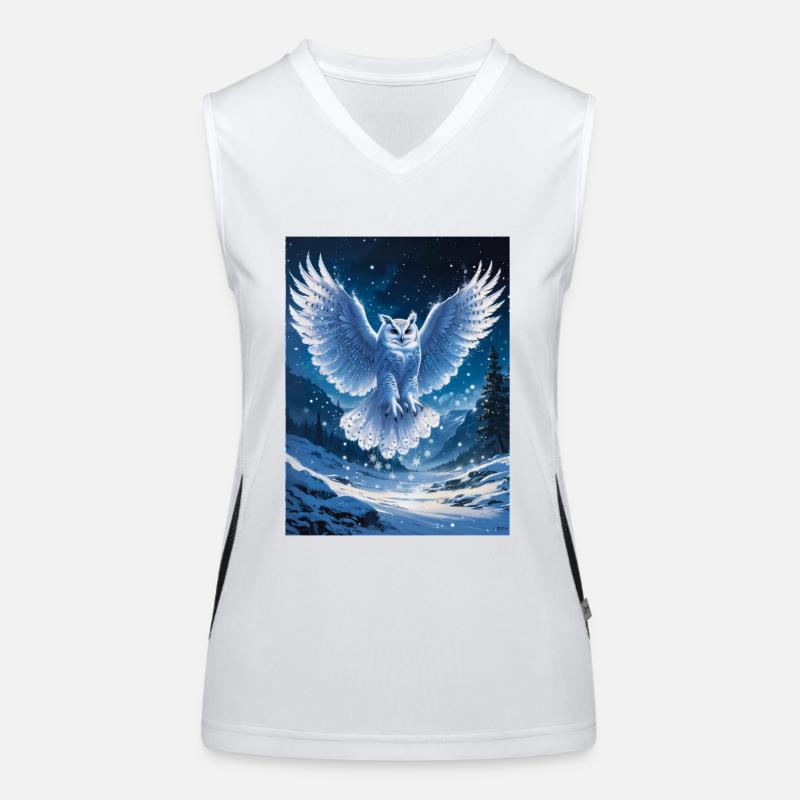 Snowy Owl Women's Functional Contrast Tank Top