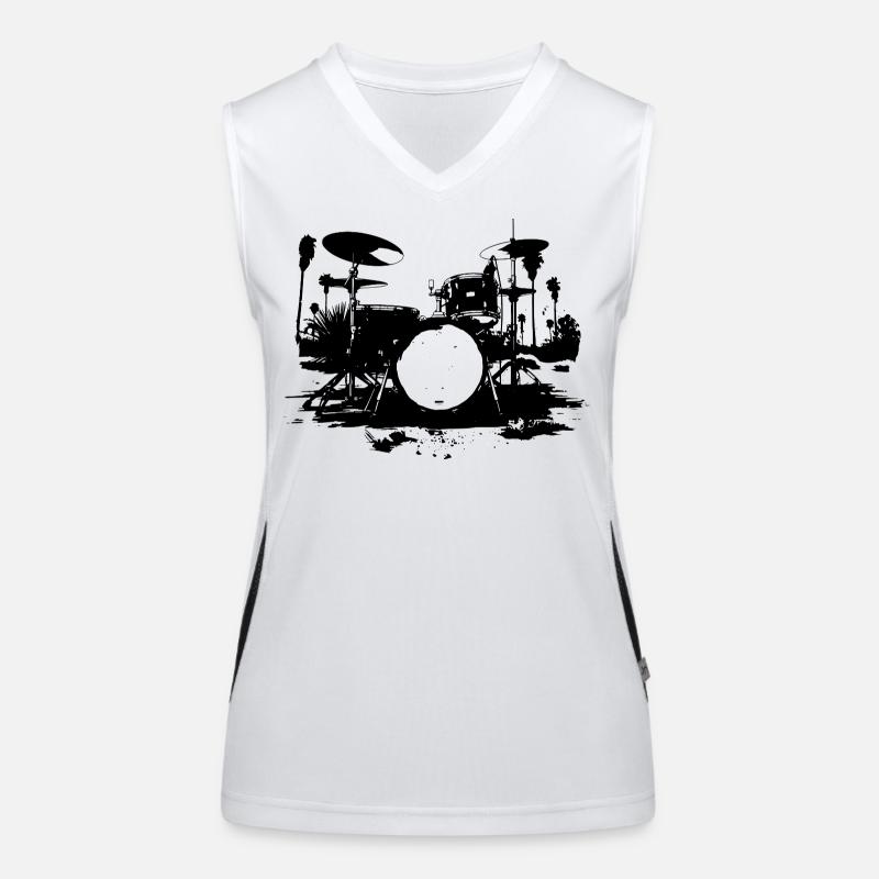 Percussion Débardeur respirant contrasté Femme