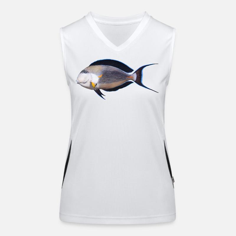 Poisson Débardeur respirant contrasté Femme