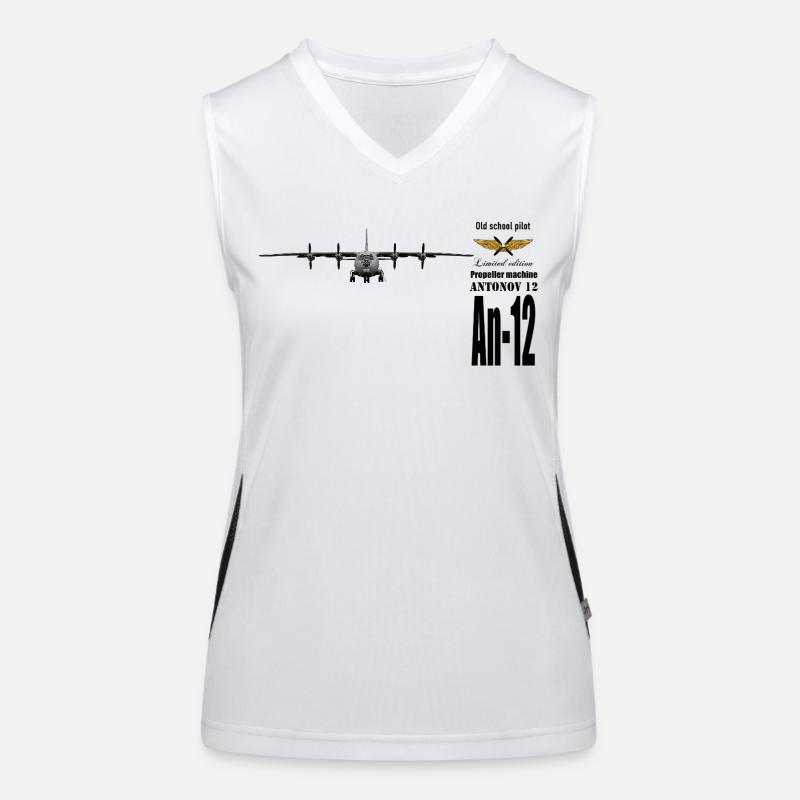 An-12 Women's Functional Contrast Tank Top