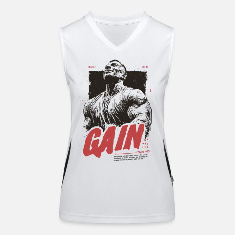 Kampfgeist  Funktionelles Kontrast-Tank Top für Frauen
