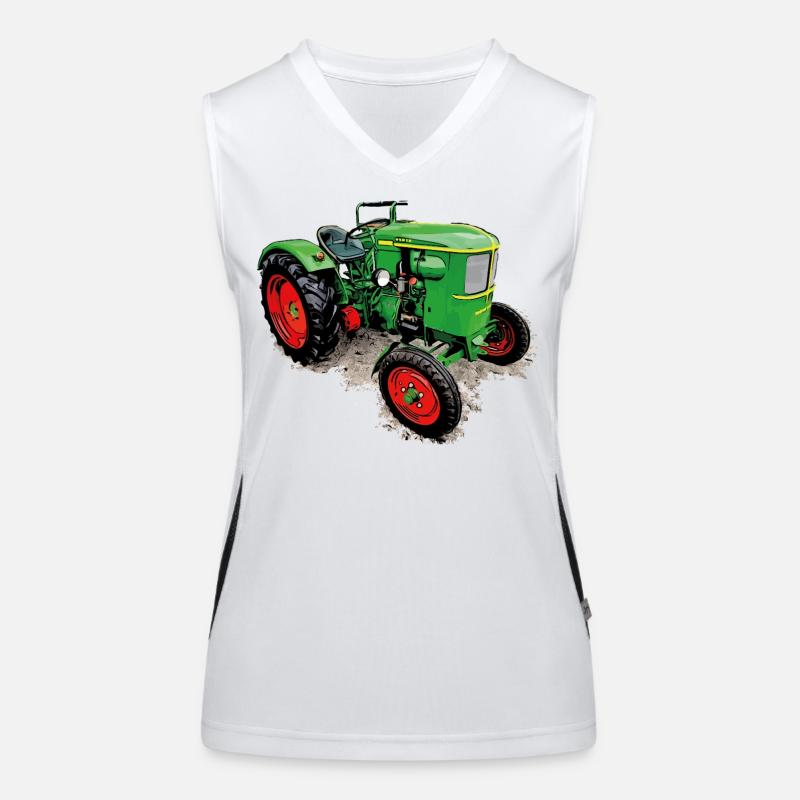 Legendärer Traktor Klassiker Funktionelles Kontrast-Tank Top für Frauen