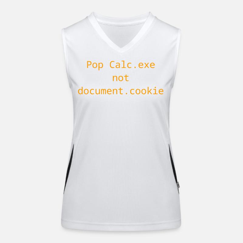 Vulnerability exploiter t-shirt - Calc.exe - XSS Débardeur respirant contrasté Femme