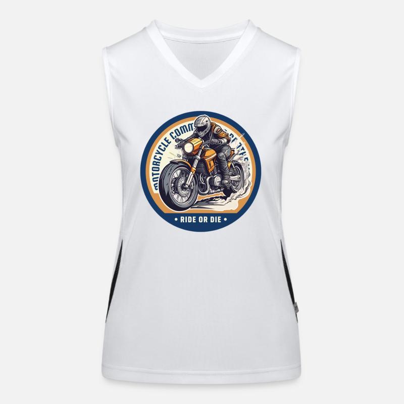 Vintage Biker Emotion Ride Women's Functional Contrast Tank Top