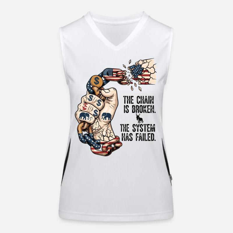 The System Has Failed Funktionelles Kontrast-Tank Top für Frauen