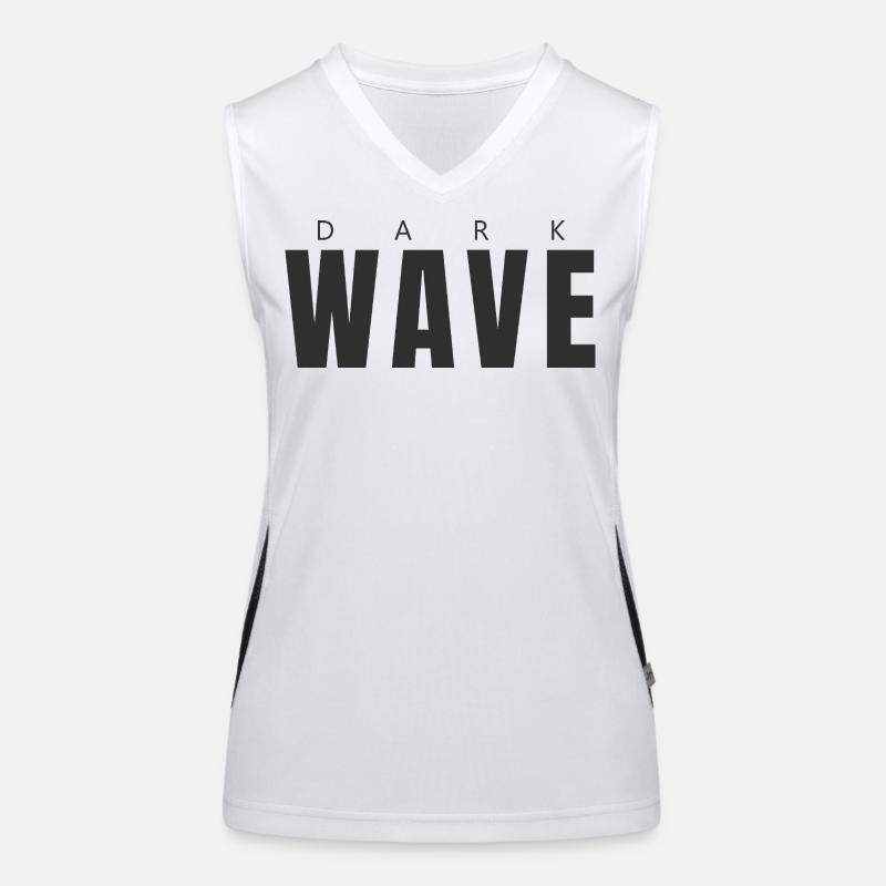 Dark Wave Funktionelles Kontrast-Tank Top für Frauen