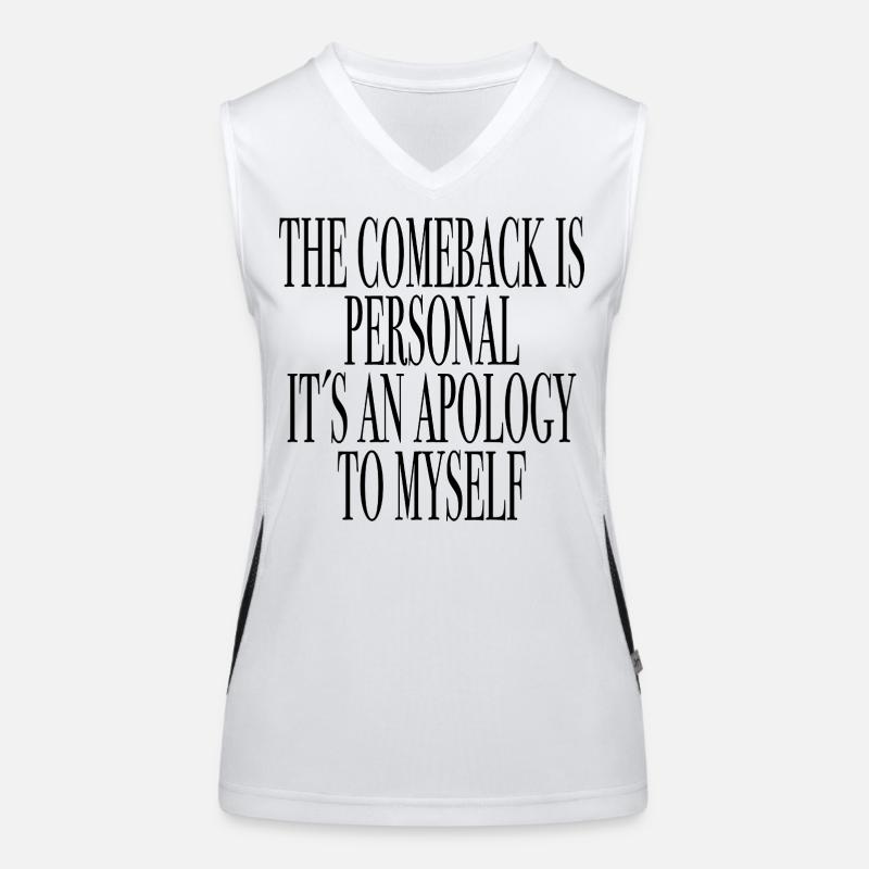 Mindset Comeback Apology Women's Functional Contrast Tank Top