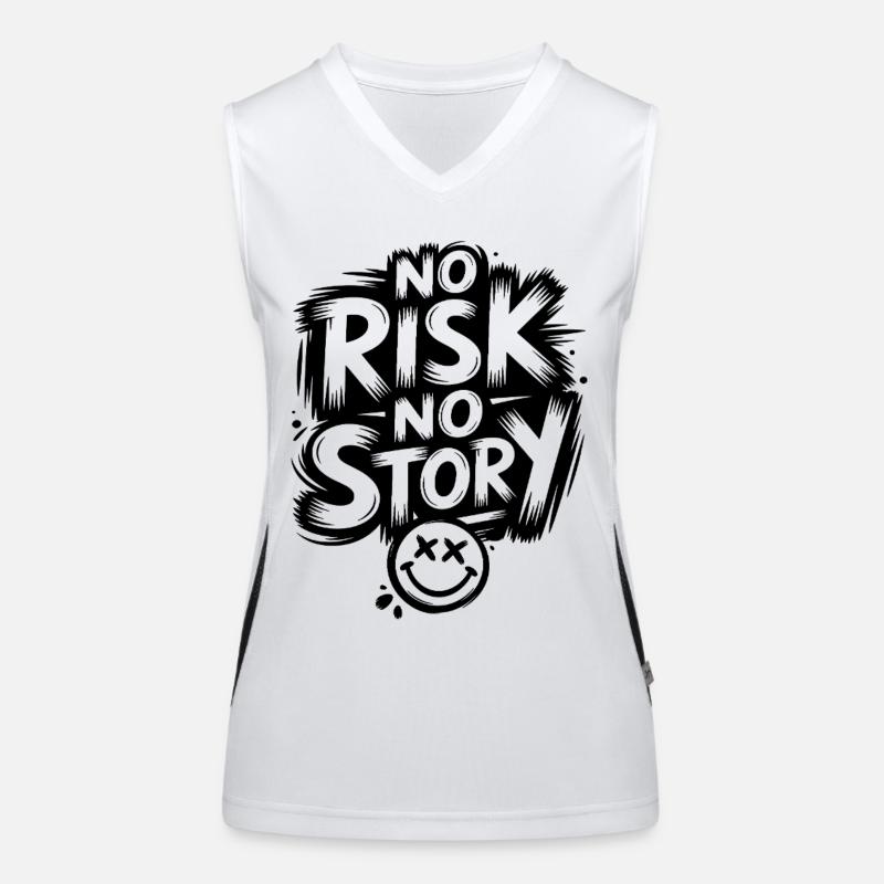 Pas de risque, pas d’histoire Débardeur respirant contrasté Femme