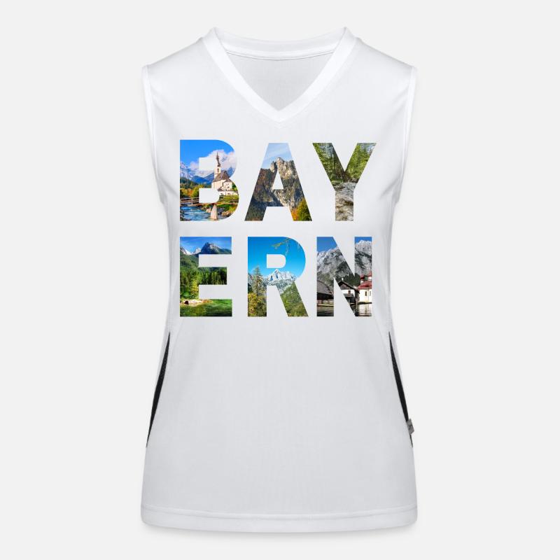 Bayern  Funktionelles Kontrast-Tank Top für Frauen
