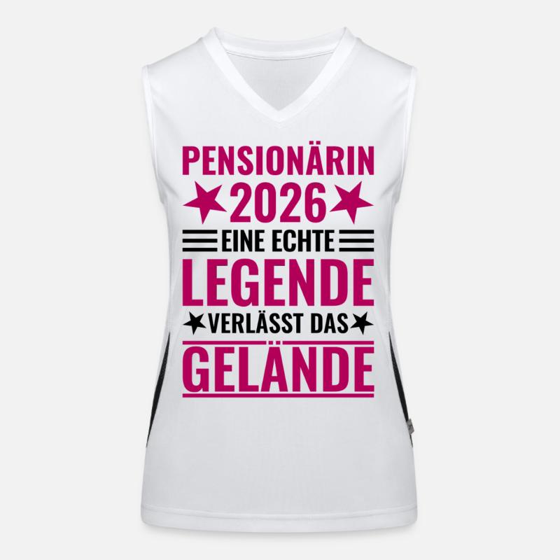Retired 2026 A legend leaves the premises Women's Functional Contrast Tank Top