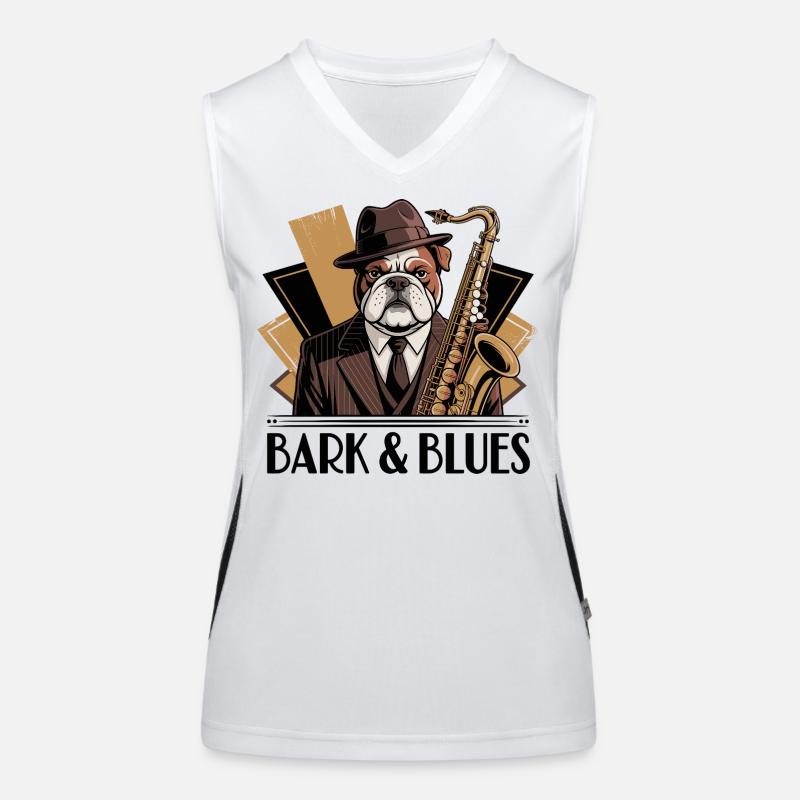 Bark et Blues Débardeur respirant contrasté Femme