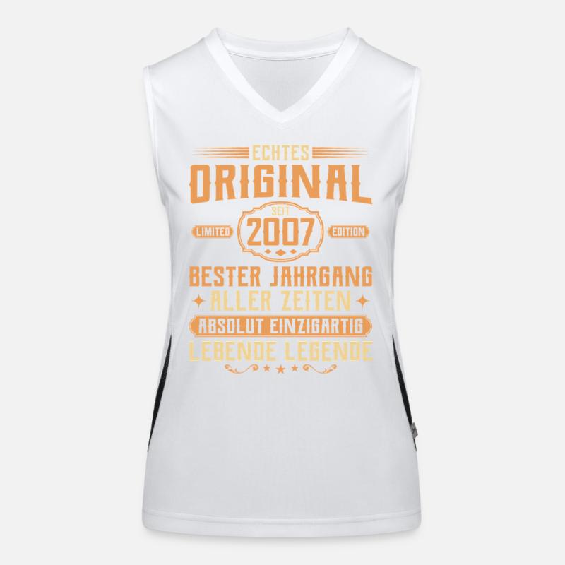 Genuine original since 2007 - 18th birthday Women's Functional Contrast Tank Top