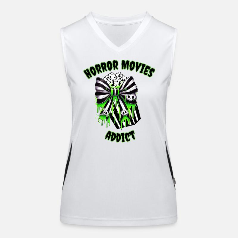 Films d’horreur Addict Gift Design Débardeur respirant contrasté Femme