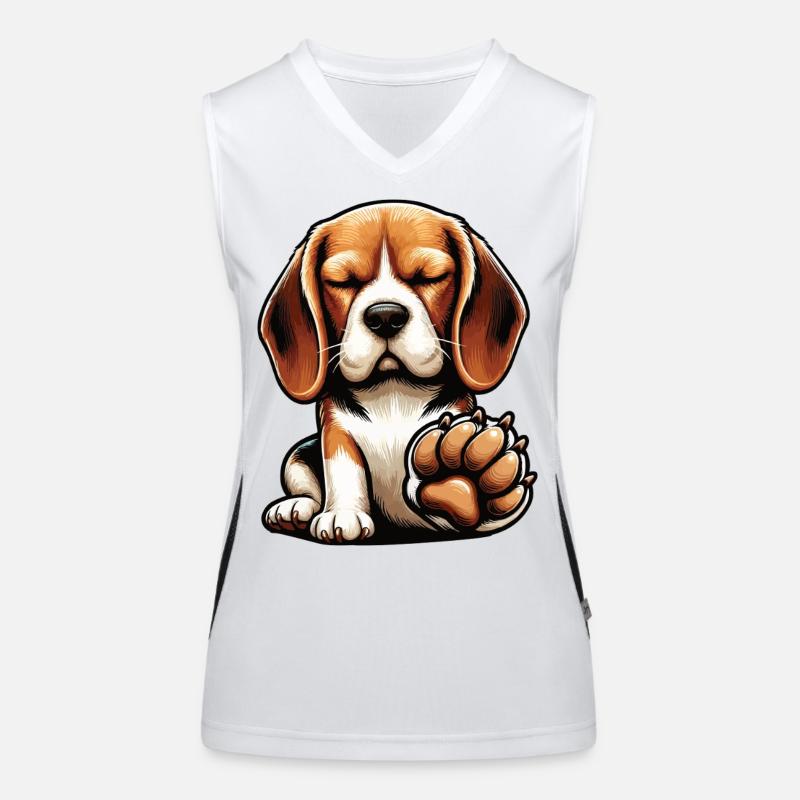 Beagle Propriétaire de Beagle Propriétaire de Beagle chien beagle Débardeur respirant contrasté Femme