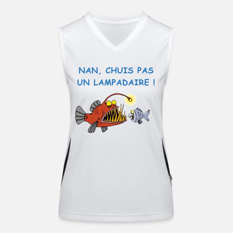 Poisson des abysses Débardeur respirant contrasté Femme